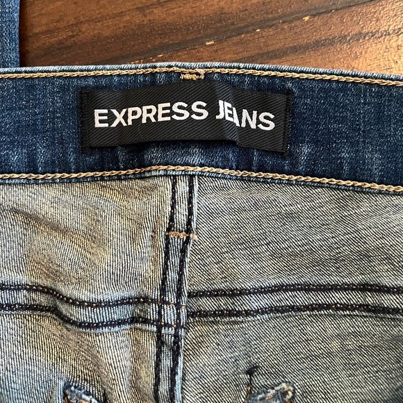 Express mid-rise skinny performance stretch jeans - Picture 6 of 9